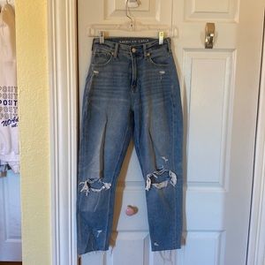 american eagle straight leg jeans